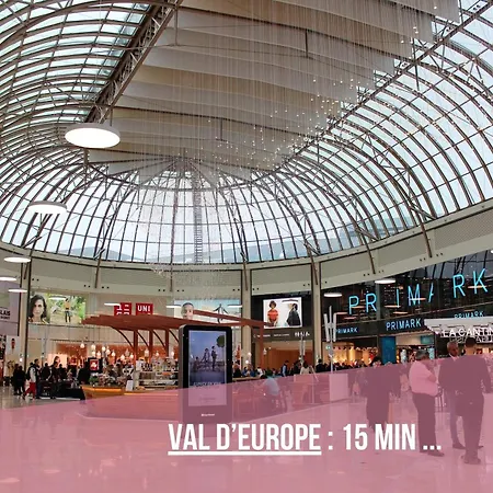 L'escale - T3 Cosy - Parking, Rer A Et Disneyland Bussy-Saint-Georges