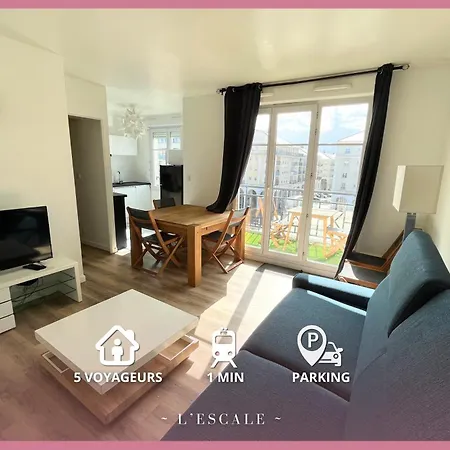 L'escale - T3 Cosy - Parking, Rer A Et Disneyland * Bussy-Saint-Georges
